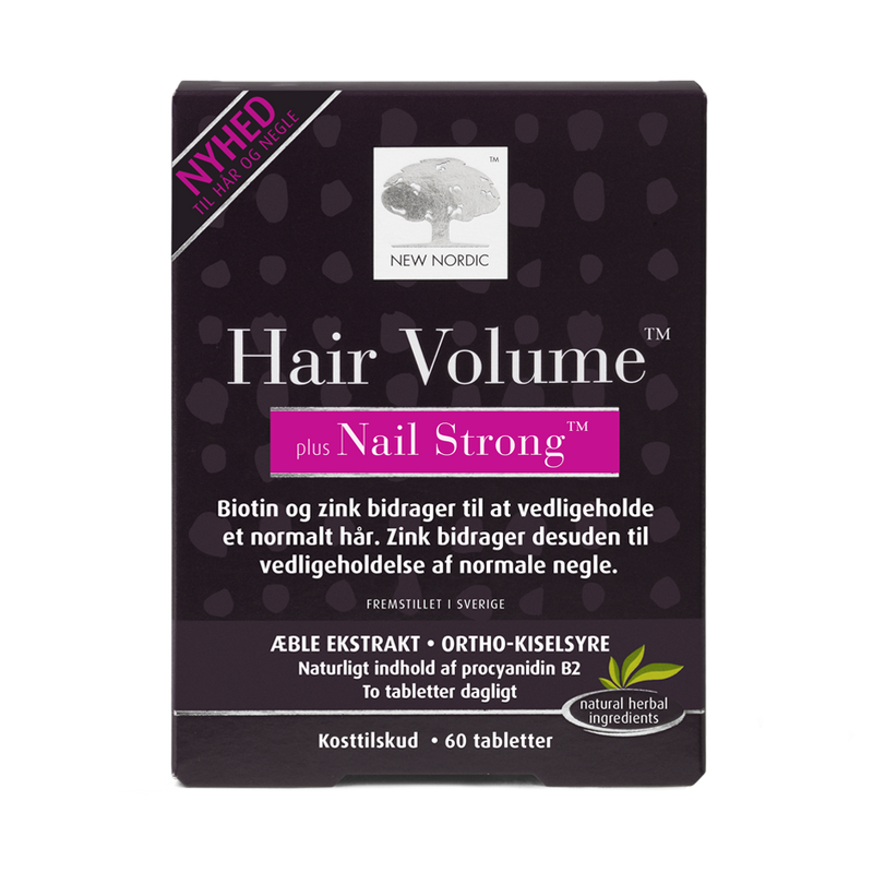 Stort online udvalg i New Nordic Hair Volume plus Nail Strong ❤ New Nordic ❤ Hurtig levering: 1 - 2 Hverdage og gratis fragt v/køb over 295 kr. GLS til pakkeshop ❤ Varenummer: HG-45975 og barcode / Ean: 5021807459759 på lager - Kæmpe udvalg i Sundhed - Over 454 design brands på udsalg