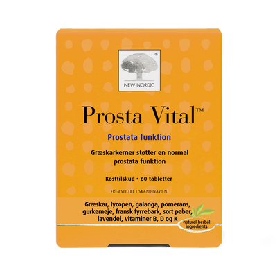 Stort online udvalg i New Nordic Prosta Vital 60 kapsler - 2 for 352,- ❤ New Nordic ❤ Hurtig levering: 1 - 2 Hverdage og gratis fragt v/køb over 295 kr. GLS til pakkeshop ❤ Varenummer: HG-45490 og barcode / Ean: 5021807454907 på lager - Kæmpe udvalg i Sundhed - Over 454 design brands på udsalg