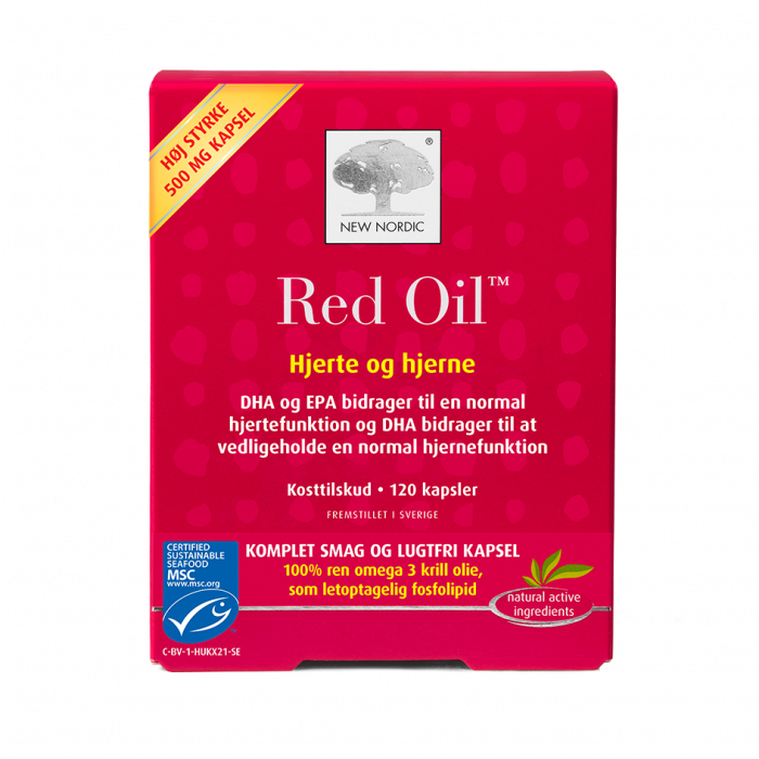 Stort online udvalg i New Nordic Red Oil omega 3 - 120 kapsler ❤ New Nordic ❤ Hurtig levering: 1 - 2 Hverdage og gratis fragt v/køb over 295 kr. GLS til pakkeshop ❤ Varenummer: HG-45124 og barcode / Ean: 5021807451241 på lager - Kæmpe udvalg i New Nordic - Over 454 design brands på udsalg