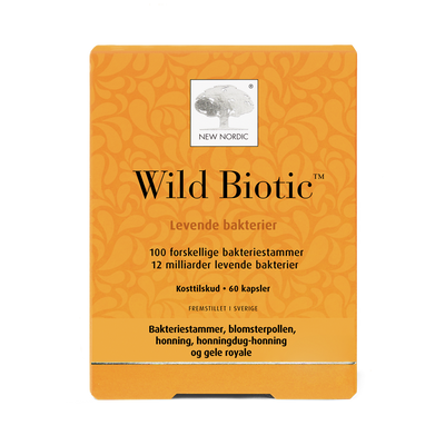 Stort online udvalg i New Nordic Wild Biotic 60 kapsler ❤ New Nordic ❤ Hurtig levering: 1 - 2 Hverdage og gratis fragt v/køb over 295 kr. GLS til pakkeshop ❤ Varenummer: HG-45290 og barcode / Ean: 5021807452903 på lager - Kæmpe udvalg i Sundhed - Over 454 design brands på udsalg