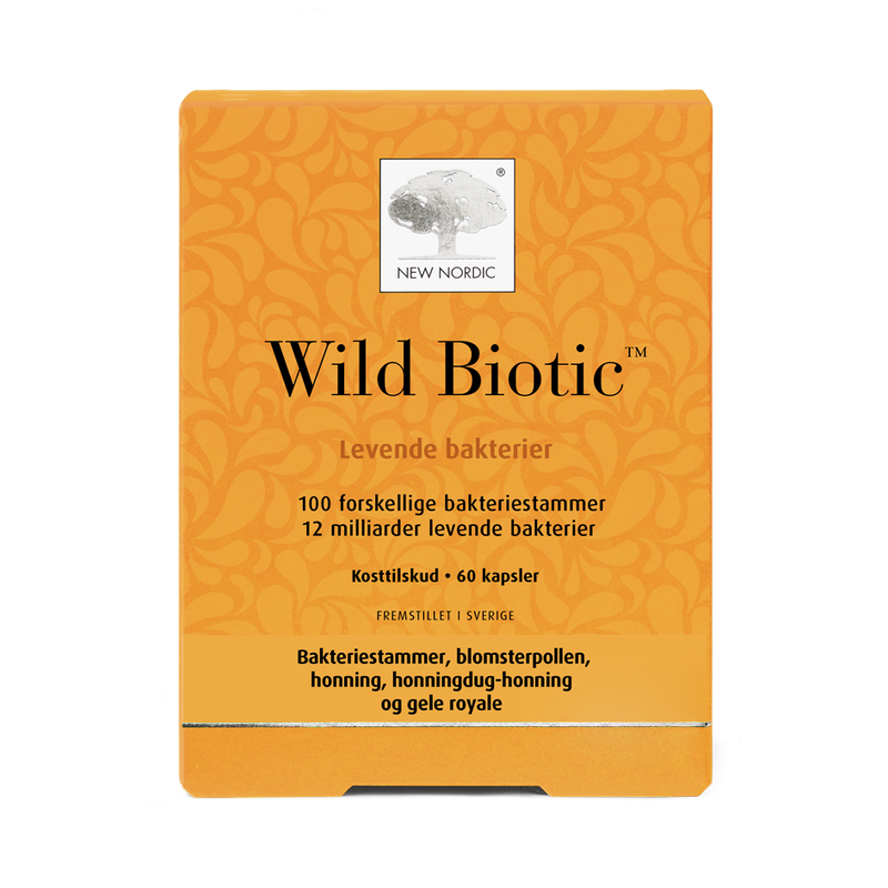 Stort online udvalg i New Nordic Wild Biotic 60 kapsler ❤ New Nordic ❤ Hurtig levering: 1 - 2 Hverdage og gratis fragt v/køb over 295 kr. GLS til pakkeshop ❤ Varenummer: HG-45290 og barcode / Ean: 5021807452903 på lager - Kæmpe udvalg i Sundhed - Over 454 design brands på udsalg