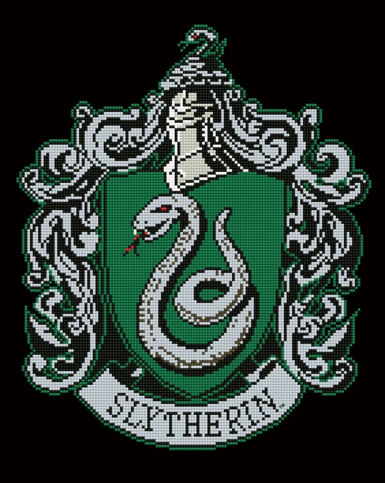 Se Diamond Dotz Harry Potter Slytherin Crest 40 x 50 cm ✔ Kæmpe udvalg i  Diamond Dotz ✔ Hurtig levering: 1 - 2 Hverdage samt billig fragt - Varenummer: MMA-212103 og barcode / Ean: &