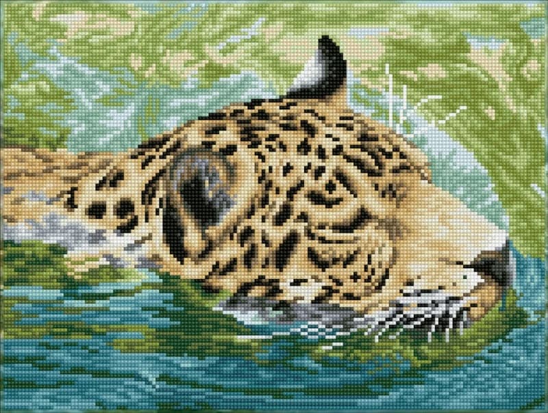 Se Diamond Dotz Squares 31 x 41 cm - Leopard ✔ Kæmpe udvalg i  Diamond Dotz ✔ Hurtig levering: 1 - 2 Hverdage samt billig fragt - Varenummer: MMA-212100 og barcode / Ean: &