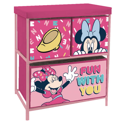 Se Disney Minnie Reol m/3 kurve ✔ Kæmpe udvalg i  mmaction ✔ Hurtig levering: 1 - 2 Hverdage samt billig fragt - Varenummer: MMA-230019 og barcode / Ean: '8430957144267 på lager - Udsalg på Opbevaringsmøbler til Børn Spar op til 53% - Over 434 design mærker på udsalg