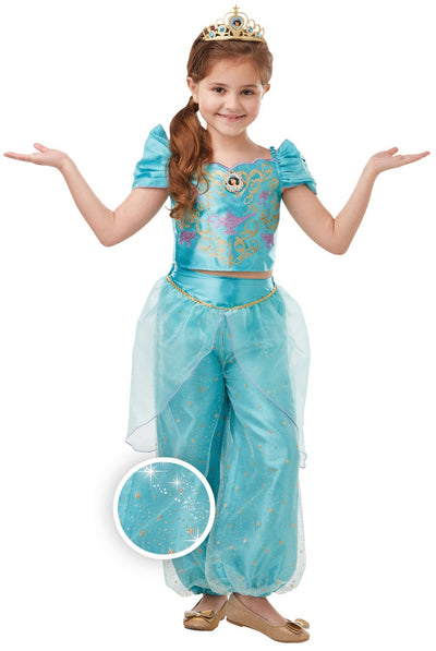 Se Disney Prinsesse Jasmin Kostume med glitter til børn ✔ Kæmpe udvalg i Rubie's ✔ Hurtig levering: 1 - 2 Hverdage samt billig fragt - Varenummer: MMA-203300166 og barcode / Ean: på lager - Udsalg på Disney Prinsesse udklædning Spar op til 61% - Over 454 design brands på udsalg
