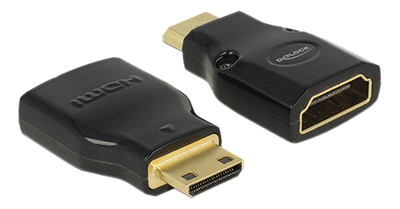 Se DeLOCK Mini HDMi til HDMI adapter - 4K Ultra HD / 3840x2160 60Hz - Sort ❤ Kæmpe udvalg i Deltaco ❤ Hurtig levering: 1 - 2 Hverdage samt billig fragt - Varenummer: CPD-DL7765665 og barcode / Ean: '4043619656653 på lager - Udsalg på Kabler & Adaptere/Billedkabler/HDMI kabler/HDMI adapter Spar op til 56% - Over 312 kendte brands på udsalg