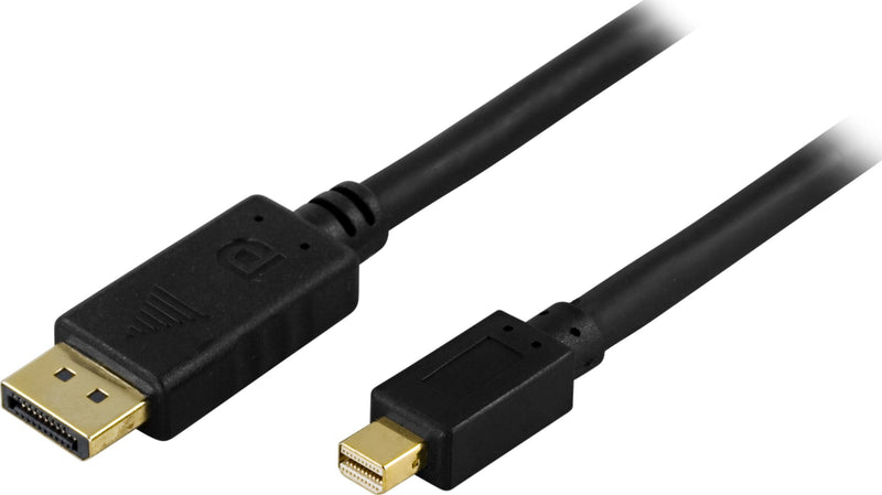 Se DisplayPort til Mini DisplayPort kabel - Sort - 5 m ❤ Kæmpe udvalg i Deltaco ❤ Hurtig levering: 1 - 2 Hverdage samt billig fragt - Varenummer: CPD-DL77DP-1151 og barcode / Ean: &