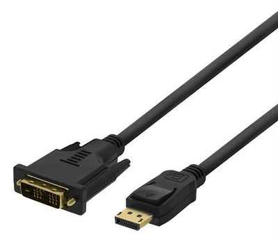 Se Displayport til DVI-D kabel - guldbelagte connectors - 2m ❤ Kæmpe udvalg i Deltaco ❤ Hurtig levering: 1 - 2 Hverdage samt billig fragt - Varenummer: CPD-DL77DP-2020 og barcode / Ean: '7340004650324 på lager - Udsalg på Kabler & Adaptere/Billedkabler/Displayport kabler/DisplayPort til DVI Spar op til 63% - Over 454 kendte brands på udsalg