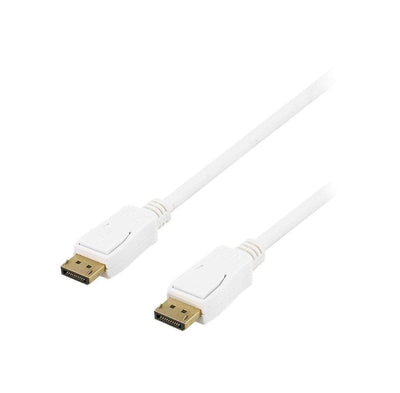 Se Deltaco DisplayPort kabel 1.2 - 4K / 30Hz - Hvid - 15 m ❤ Kæmpe udvalg i Deltaco ❤ Hurtig levering: 1 - 2 Hverdage samt billig fragt - Varenummer: CPD-DL77DP-4151 og barcode / Ean: '7333048014245 på lager - Udsalg på Kabler & Adaptere/Billedkabler/Displayport kabler Spar op til 55% - Over 454 design mærker på udsalg