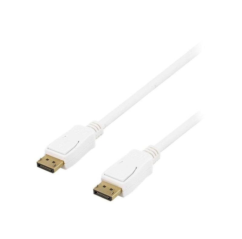 Se Deltaco DisplayPort kabel 1.2 - 4K / 30Hz - Hvid - 15 m ❤ Kæmpe udvalg i Deltaco ❤ Hurtig levering: 1 - 2 Hverdage samt billig fragt - Varenummer: CPD-DL77DP-4151 og barcode / Ean: &
