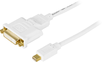 Se Mini Displayport til DVI kabel - Guldbelagt - 1 m ❤ Kæmpe udvalg i Deltaco ❤ Hurtig levering: 1 - 2 Hverdage samt billig fragt - Varenummer: CPD-DL77DP-DVI100 og barcode / Ean: '7340004654384 på lager - Udsalg på Kabler & Adaptere/Billedkabler/Mini Displayport kabler/Mini Displayport til DVI Spar op til 62% - Over 424 kendte brands på udsalg