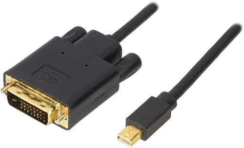 Se mini Displayport til DVI-D adapter kabel - 1m ❤ Kæmpe udvalg i Deltaco ❤ Hurtig levering: 1 - 2 Hverdage samt billig fragt - Varenummer: CPD-DL77DP-DVI102 og barcode / Ean: &
