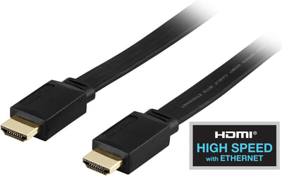 Se Fladt High Speed HDMI kabel m/ethernet - 2.0m - Livstidsgaranti ❤ Kæmpe udvalg i Deltaco ❤ Hurtig levering: 1 - 2 Hverdage samt billig fragt - Varenummer: CPD-DL77HDMI-1020F og barcode / Ean: '7340004663270 på lager - Udsalg på Kabler & Adaptere/Billedkabler/HDMI kabler/HDMI kabler Spar op til 65% - Over 454 design brands på udsalg