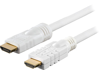 Se HDMI kabel 1.4 - Aktivt - High Speed med Ethernet - 15m - Hvid - Livstidsgaranti ❤ Stort online udvalg i Deltaco ❤ Hurtig levering: 1 - 2 Hverdage samt billig fragt ❤ Varenummer: CPD-DL77HDMI-1151 og barcode / Ean: på lager - Udsalg på Kabler & Adaptere/Billedkabler/HDMI kabler/HDMI kabler Spar op til 62% - Over 785 kendte brands på udsalg