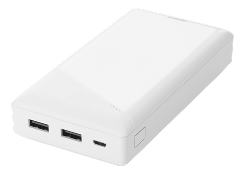 Se Powerbank 20.000mAh HURTIG opladning - DUAL USB porte - Hvid ❤ Kæmpe udvalg i Deltaco ❤ Hurtig levering: 1 - 2 Hverdage samt billig fragt - Varenummer: CPD-DL77PB-A1002 og barcode / Ean: &