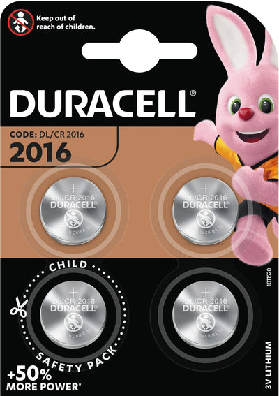 Se Duracell CR2016 batteripakke DUR20164P (4 stk) ❤ Stort online udvalg i Duracell ❤ Hurtig levering: 1 - 2 Hverdage samt billig fragt ❤ Varenummer: ELG-331522 og barcode / Ean: 5000394119314 på lager - Udsalg på Batterier - Over 857 kendte brands på udsalg