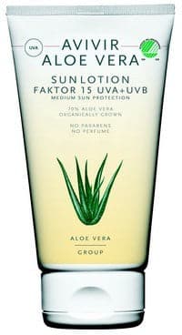 Stort online udvalg i Avivir Aloe Vera Sun Lotion SPF 15 150 ml. ❤ Avivir ❤ Hurtig levering: 1 - 2 Hverdage og gratis fragt v/køb over 295 kr. GLS til pakkeshop ❤ Varenummer: HG-8086 og barcode / Ean: 5708751405000 på lager - Kæmpe udvalg i Personlig pleje - Over 322 kendte brands på udsalg