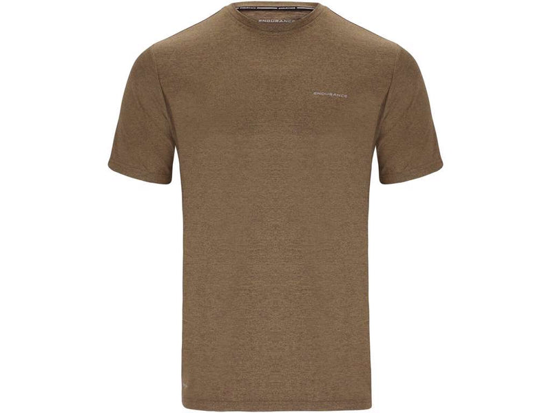 Se Endurance Mell Melange - T-shirt m. korte ærmer - Lys Brun - Str. XL ❤ Kæmpe udvalg i Endurance ❤ Hurtig levering: 1 - 2 Hverdage samt billig fragt - Varenummer: CKP-5715325284299 og barcode / Ean: &