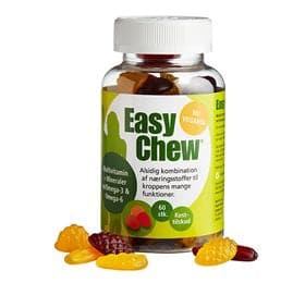 Stort online udvalg i EasyChew Multivitamin m. omega 3 60 stk. ❤ ❤ Hurtig levering: 1 - 2 Hverdage og gratis fragt v/køb over 295 kr. GLS til pakkeshop ❤ Varenummer: HG-27912 og barcode / Ean: 5701629014403 på lager - Kæmpe udvalg i Sundhed - Over 400 kendte brands på udsalg