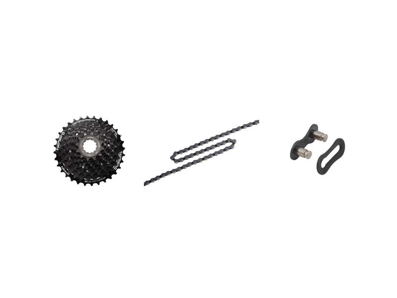 Se Shimano Turney kassette og kæde - 8 gear kassette 12-32 tands samt HG40 kæde (Bundle) ❤ Kæmpe udvalg i Shimano ❤ Hurtig levering: 1 - 2 Hverdage samt billig fragt - Varenummer: CKP-ECSHG2008232T og barcode / Ean: ECSHG2008232T på lager - Udsalg på Kassette & kæde i sampak Spar op til 66% - Over 324 kendte brands på udsalg