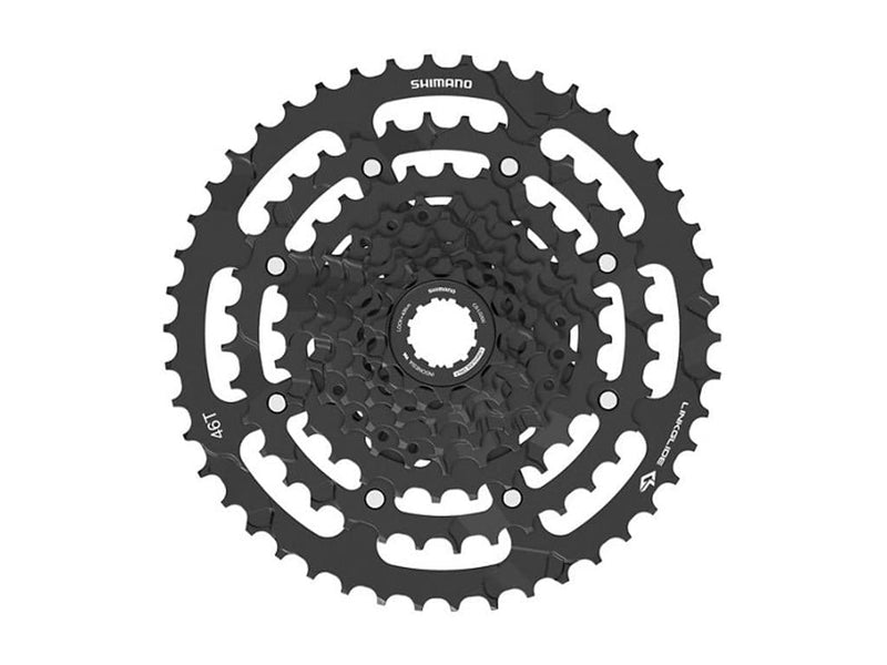 Se Shimano Cues LG300 Kassette - 9 Speed - 11-46T - Linkglide ❤ Stort online udvalg i Shimano ❤ Hurtig levering: 1 - 2 Hverdage samt billig fragt - Varenummer: CKP-4550170238001 og barcode / Ean: &
