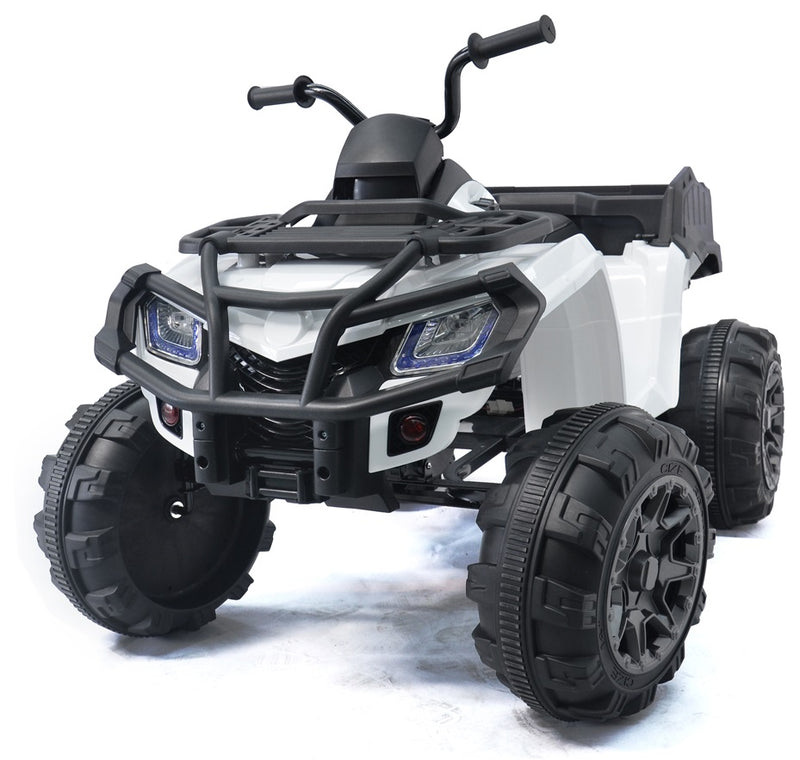 Se EL ATV XL til børn 24V med gummihjul, Hvid ✔ Kæmpe udvalg i  Megaleg ✔ Hurtig levering: 1 - 2 Hverdage samt billig fragt - Varenummer: MMA-28088 og barcode / Ean: &