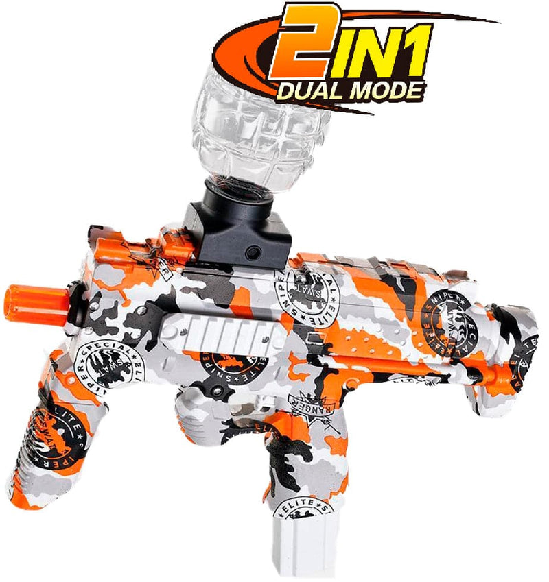 Se Elektronisk 2-i-1 MP7 Gel blaster + Dart blaster fra 8 år ❤ Stort online udvalg i Shooting Elite ❤ Hurtig levering: 1 - 2 Hverdage samt billig fragt - Varenummer: MMA-228010 og barcode / Ean: &