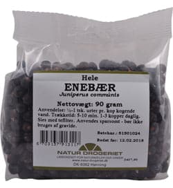 Stort online udvalg i Natur Drogeriet Enebær 90 g. ❤ Natur Drogeriet ❤ Hurtig levering: 1 - 2 Hverdage og gratis fragt v/køb over 295 kr. GLS til pakkeshop ❤ Varenummer: HG-12932 og barcode / Ean: 5703137913117 på lager - Kæmpe udvalg i Naturlægemidler - Over 454 design mærker på udsalg