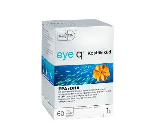 Stort online udvalg i Equazen ( Tidligere Eye Q ) fiskeolie EPA+DHA - 60 kaps. ❤ Equazen ❤ Hurtig levering: 1 - 2 Hverdage og gratis fragt v/køb over 295 kr. GLS til pakkeshop ❤ Varenummer: HG-1611 og barcode / Ean: 5015672104814 på lager - Kæmpe udvalg i Sundhed - Over 412 kendte brands på udsalg