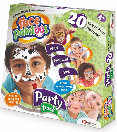 Se Face Paintoos Party Pakke ✔ Kæmpe udvalg i Face Paintoos ✔ Hurtig levering: 1 - 2 Hverdage samt billig fragt - Varenummer: MMA-225008 og barcode / Ean: '5026175190044 på lager - Udsalg på Kreativ Mode for børn Spar op til 64% - Over 454 kendte mærker på udsalg