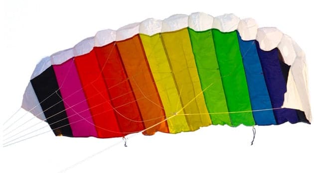 Se Faldskærmsdrage Rainbow 120 med 2 liner til børn fra 6 år ✔ Kæmpe udvalg i  Airow ✔ Hurtig levering: 1 - 2 Hverdage samt billig fragt - Varenummer: MMA-223016 og barcode / Ean: &