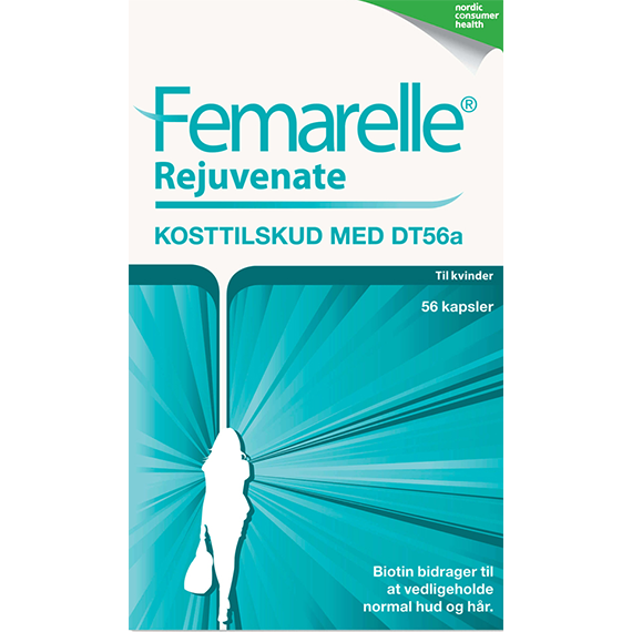 Stort online udvalg i Femarelle Rejuvenate 56 kapsler ❤ Femarelle ❤ Hurtig levering: 1 - 2 Hverdage og gratis fragt v/køb over 295 kr. GLS til pakkeshop ❤ Varenummer: HG-49356 og barcode / Ean: 7290006910257 på lager - Kæmpe udvalg i Overgangsalder - Over 412 kendte brands på udsalg