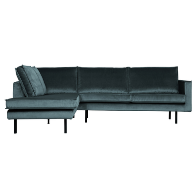 Se BePureHome Rodeo Hjørnesofa Venstrevendt Velour - Teal ❤ Stort online udvalg i BePureHome ❤ Hurtig levering: 1 - 2 Hverdage samt billig fragt ❤ Varenummer: BYH-2185766 og barcode / Ean: 8714713106530 på lager - Udsalg på Sofa - Over 434 design mærker på udsalg