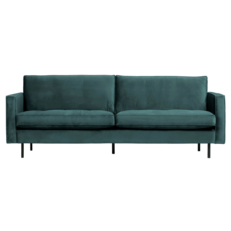 Se BePureHome Rodeo Classic 2,5-pers Sofa Velour - Teal ❤ Stort online udvalg i BePureHome ❤ Hurtig levering: 1 - 2 Hverdage samt billig fragt ❤ Varenummer: BYH-2185661 og barcode / Ean: 8714713106677 på lager - Udsalg på Sofa - Over 322 kendte brands på udsalg