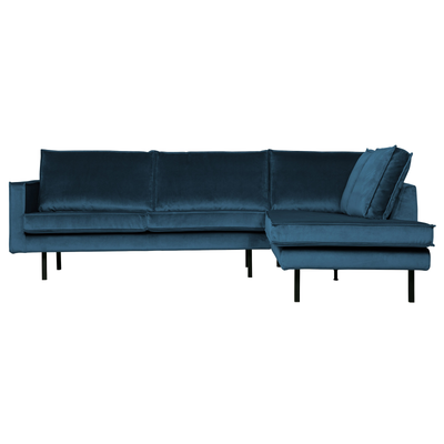 Se BePureHome Rodeo Hjørnesofa Højrevendt Velour - Blue ❤ Stort online udvalg i BePureHome ❤ Hurtig levering: 1 - 2 Hverdage samt billig fragt ❤ Varenummer: BYH-2185751 og barcode / Ean: 8714713105687 på lager - Udsalg på Sofa - Over 434 design mærker på udsalg