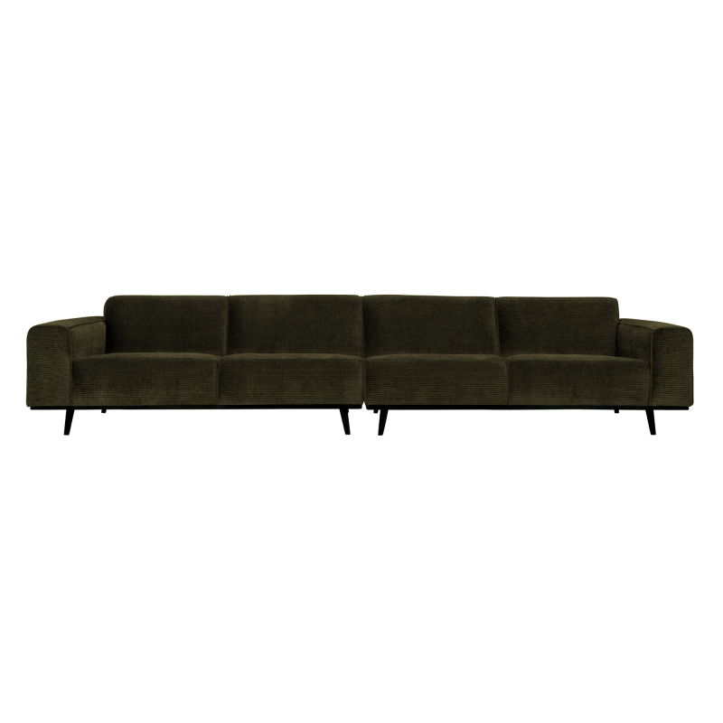 Se BePureHome Statement Xl 4-pers Sofa 372 cm Flat Rib - Warm Green ❤ Stort online udvalg i BePureHome ❤ Hurtig levering: 1 - 2 Hverdage samt billig fragt ❤ Varenummer: BYH-2180534 og barcode / Ean: 8714713139804 på lager - Udsalg på Sofa - Over 322 kendte brands på udsalg