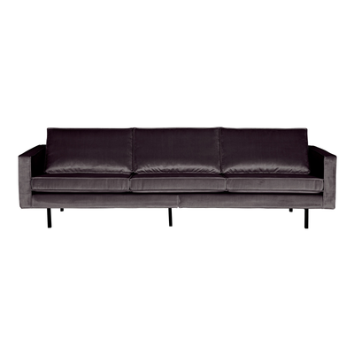 Se BePureHome Rodeo 3-pers Sofa Velour - Anthracite ❤ Stort online udvalg i BePureHome ❤ Hurtig levering: 1 - 2 Hverdage samt billig fragt ❤ Varenummer: BYH-2185603 og barcode / Ean: 8714713065776 på lager - Udsalg på Sofa - Over 857 kendte brands på udsalg