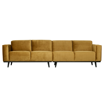 Se BePureHome Statement 4-pers Sofa 280 cm Velour - Honey Yellow ❤ Stort online udvalg i BePureHome ❤ Hurtig levering: 1 - 2 Hverdage samt billig fragt ❤ Varenummer: BYH-2180538 og barcode / Ean: 8714713087891 på lager - Udsalg på Sofa - Over 322 kendte brands på udsalg