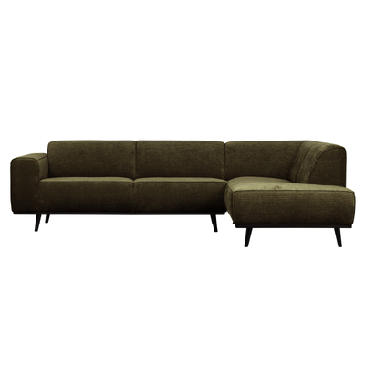 Se BePureHome Statement Hjørnesofa Højrevendt Flat Rib - Warm Green ❤ Stort online udvalg i BePureHome ❤ Hurtig levering: 1 - 2 Hverdage samt billig fragt ❤ Varenummer: BYH-2180519 og barcode / Ean: 8714713140107 på lager - Udsalg på Sofa - Over 324 kendte brands på udsalg