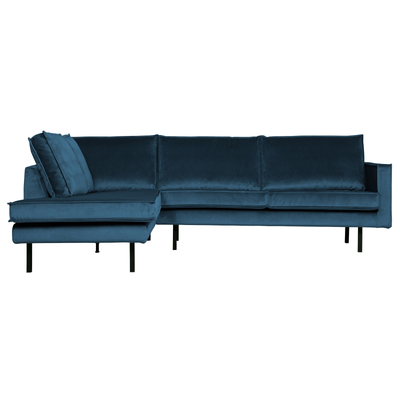 Se BePureHome Rodeo Hjørnesofa Venstrevendt Velour - Blue ❤ Stort online udvalg i BePureHome ❤ Hurtig levering: 1 - 2 Hverdage samt billig fragt ❤ Varenummer: BYH-2185768 og barcode / Ean: 8714713105694 på lager - Udsalg på Sofa - Over 434 design mærker på udsalg