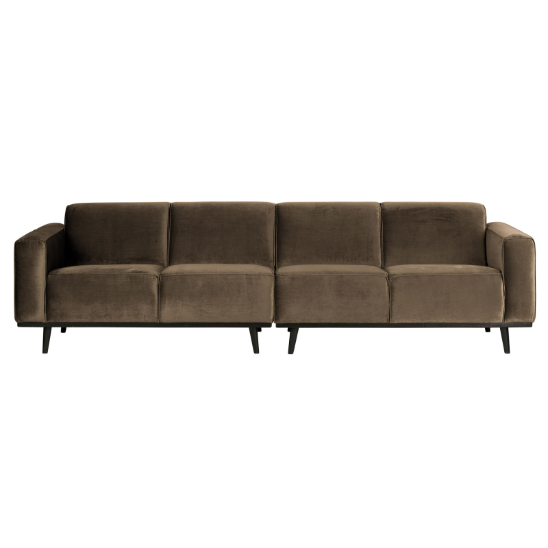 Se BePureHome Statement 4-pers Sofa 280 cm Velour - Taupe ❤ Stort online udvalg i BePureHome ❤ Hurtig levering: 1 - 2 Hverdage samt billig fragt ❤ Varenummer: BYH-2180537 og barcode / Ean: 8714713088096 på lager - Udsalg på Sofa - Over 322 kendte brands på udsalg