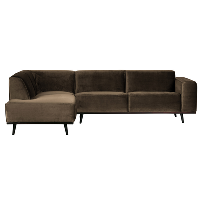 Se BePureHome Statement Hjørnesofa Venstrevendt Velour - Taupe ❤ Stort online udvalg i BePureHome ❤ Hurtig levering: 1 - 2 Hverdage samt billig fragt ❤ Varenummer: BYH-2180476 og barcode / Ean: 8714713088065 på lager - Udsalg på Sofa - Over 785 kendte brands på udsalg