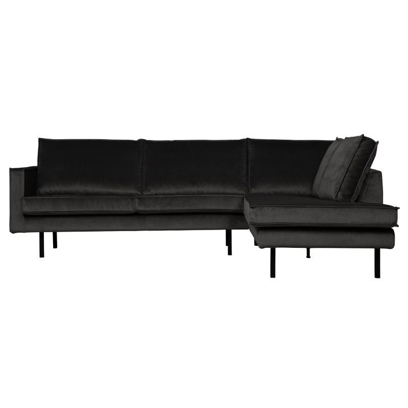 Se BePureHome Rodeo Hjørnesofa Højrevendt Velour - Anthracite ❤ Stort online udvalg i BePureHome ❤ Hurtig levering: 1 - 2 Hverdage samt billig fragt ❤ Varenummer: BYH-2185754 og barcode / Ean: 8714713103782 på lager - Udsalg på Sofa - Over 434 design mærker på udsalg