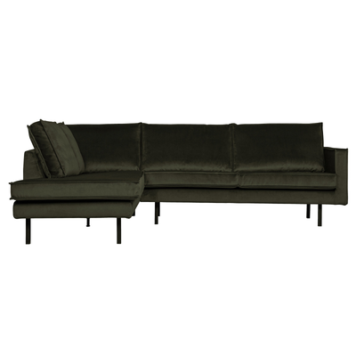 Se BePureHome Rodeo Hjørnesofa Venstrevendt Velour - Dark Green ❤ Stort online udvalg i BePureHome ❤ Hurtig levering: 1 - 2 Hverdage samt billig fragt ❤ Varenummer: BYH-2185763 og barcode / Ean: 8714713105816 på lager - Udsalg på Sofa - Over 434 design mærker på udsalg