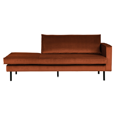 Se BePureHome Rodeo Daybed Højrevendt Velour - Rust ❤ Stort online udvalg i BePureHome ❤ Hurtig levering: 1 - 2 Hverdage samt billig fragt ❤ Varenummer: BYH-2185650 og barcode / Ean: 8714713077588 på lager - Udsalg på Daybed - Over 324 kendte brands på udsalg