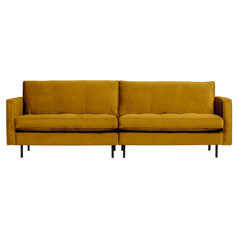 Se BePureHome Rodeo Classic 3-pers Sofa Velour - Ochre ❤ Stort online udvalg i BePureHome ❤ Hurtig levering: 1 - 2 Hverdage samt billig fragt ❤ Varenummer: BYH-2185607 og barcode / Ean: 8714713107216 på lager - Udsalg på Sofa - Over 857 kendte brands på udsalg