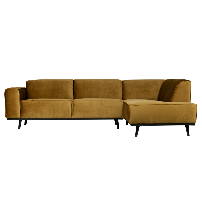 Se BePureHome Statement Hjørnesofa Højrevendt Velour - Honey Yellow ❤ Stort online udvalg i BePureHome ❤ Hurtig levering: 1 - 2 Hverdage samt billig fragt ❤ Varenummer: BYH-2180508 og barcode / Ean: 8714713087860 på lager - Udsalg på Sofa - Over 785 kendte brands på udsalg