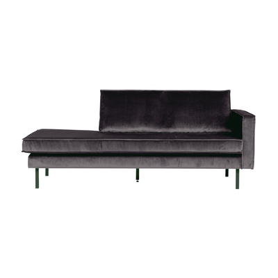 Se BePureHome Rodeo Daybed Højrevendt Velour - Anthracite ❤ Stort online udvalg i BePureHome ❤ Hurtig levering: 1 - 2 Hverdage samt billig fragt ❤ Varenummer: BYH-2185649 og barcode / Ean: 8714713073450 på lager - Udsalg på Daybed - Over 324 kendte brands på udsalg