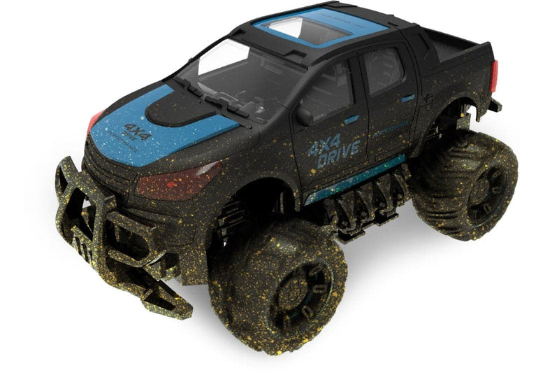 Se Fjernstyret Mud Off-Road Truck 1:18 Sort/Blå, 2.4G ✔ Kæmpe udvalg i  mmaction ✔ Hurtig levering: 1 - 2 Hverdage samt billig fragt - Varenummer: MMA-146524 og barcode / Ean: &