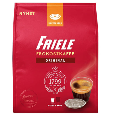 Se Friele Standard kaffepuder (36 stk) ❤ Kæmpe udvalg i Senseo ❤ Hurtig levering: 1 - 2 Hverdage samt billig fragt - Varenummer: ELG-FRI4041740 og barcode / Ean: '8711000393888 på lager - tilbud på Kaffetilbehør Spar op til 66% - Over 350 design brands på tilbud